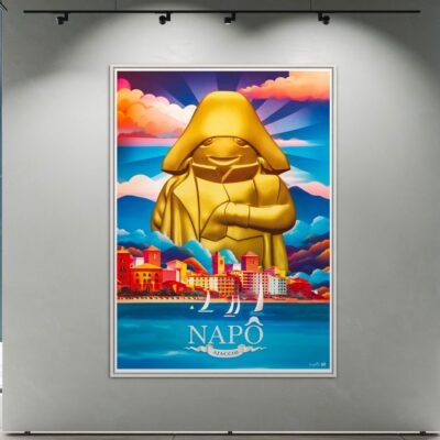 Poster NAPÔ - Napoléon vu par Napô et Didier Aragones - Tirage Luxe numéroté.